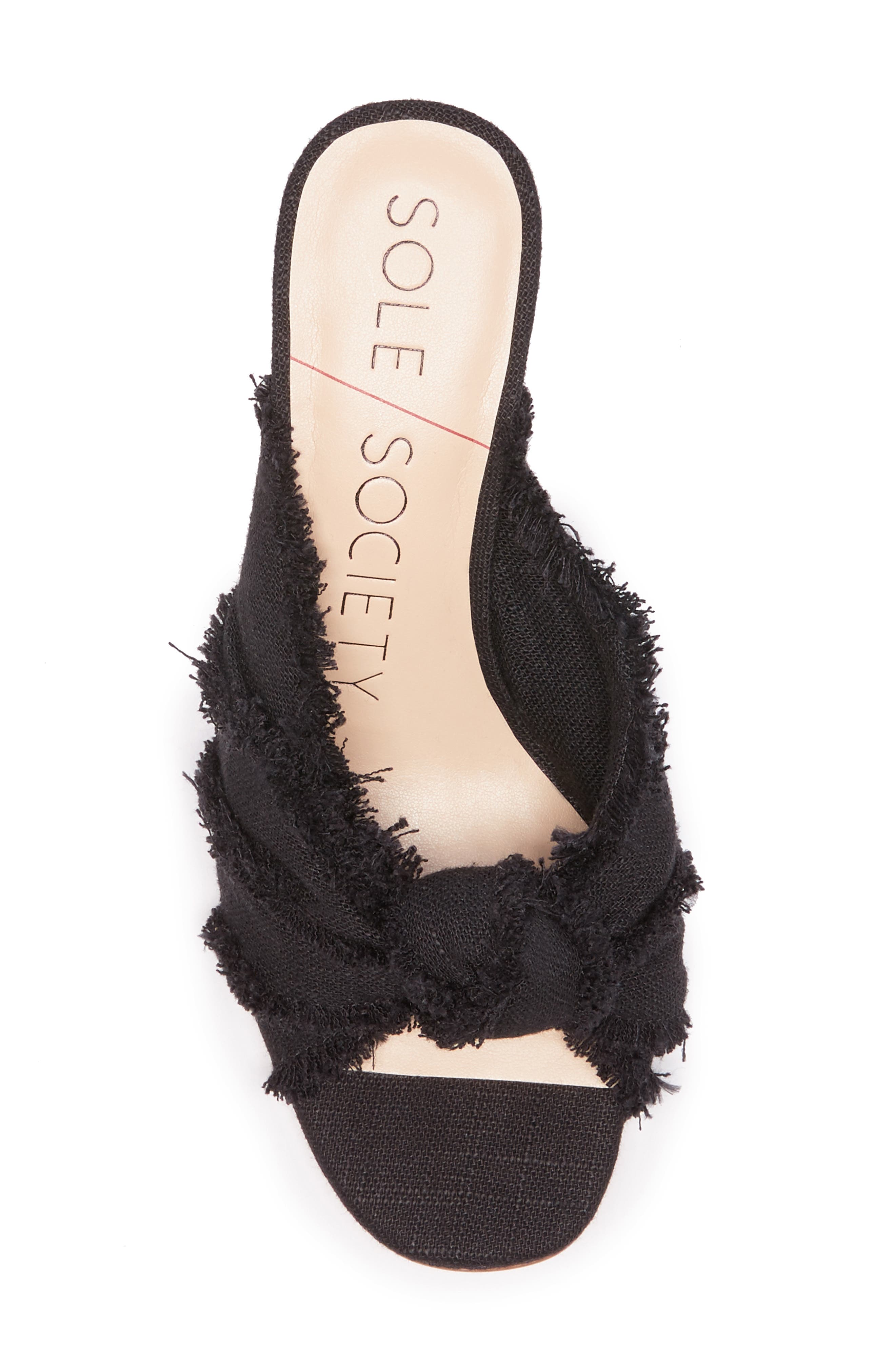 Sole Society Smerah Espdarille Wedge Slide Sandal, Alternate, color, 