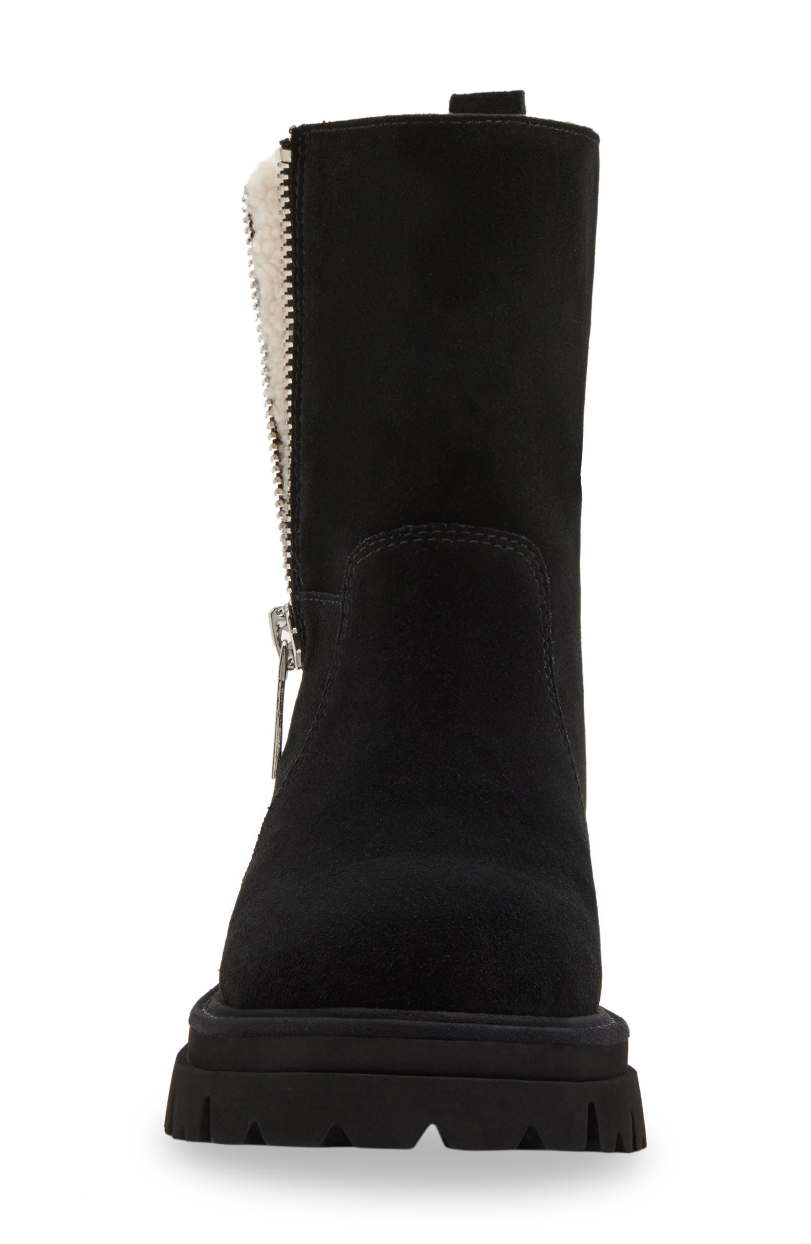 Blondo Burnout Waterproof Boot, Alternate, color, Black Suede