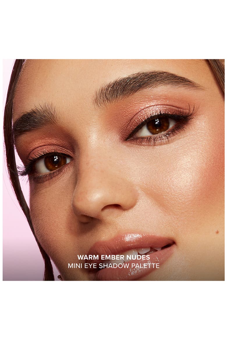 Born This Way Mini Eyeshadow Palette, Alternate, color, WARM EMBER NUDES