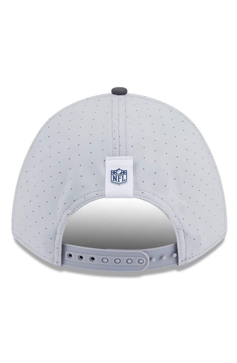 New Era Men's New Era Gray/Graphite Seattle Seahawks 2025 NFL Training Camp A-Frame 9FORTY Adjustable Hat, Alternate, color, Gray