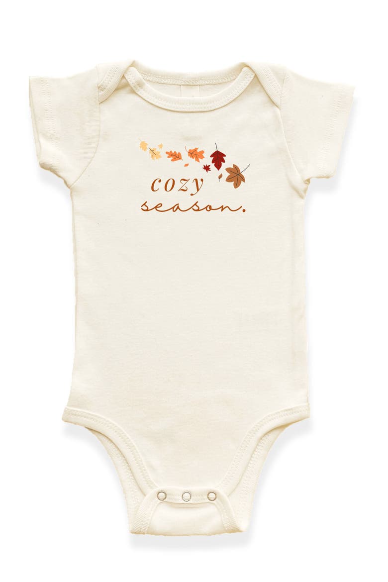 Cozy Season Organic Baby Bodysuit, Main, color, Natural