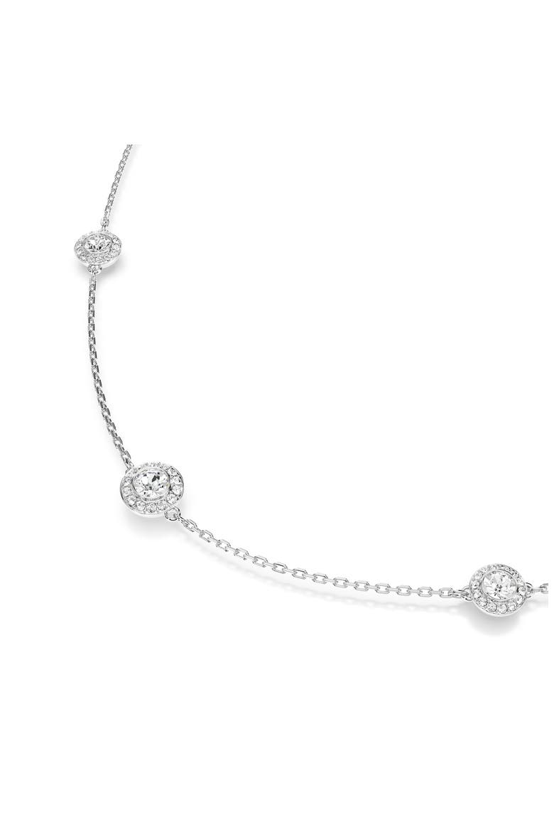 Una Angelic Strandage Necklace, Alternate, color, WHITE/ SILVER