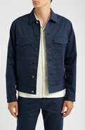 Theory River Neoteric Twill Trucker Jacket