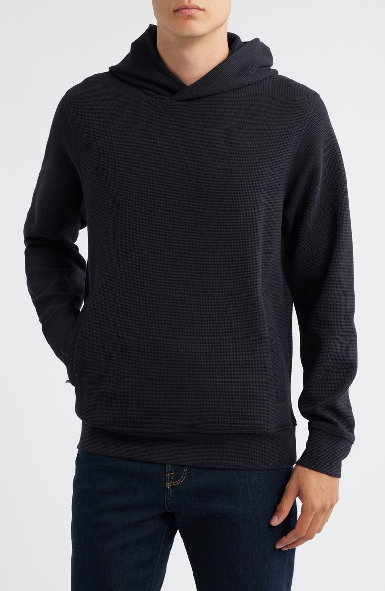 Emporio Armani Waffle Stitch Hoodie, Main, color,