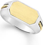 LAGOS Anthem Satin Signet Ring
