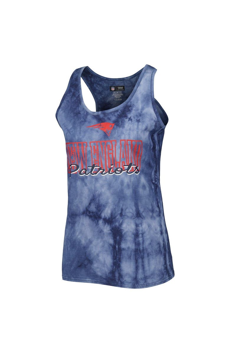 CONCEPTS SPORT Women's Concepts Sport Navy New England Patriots Billboard Scoop Neck Racerback Tank and Shorts Sleep Set, Alternate, color, Navy