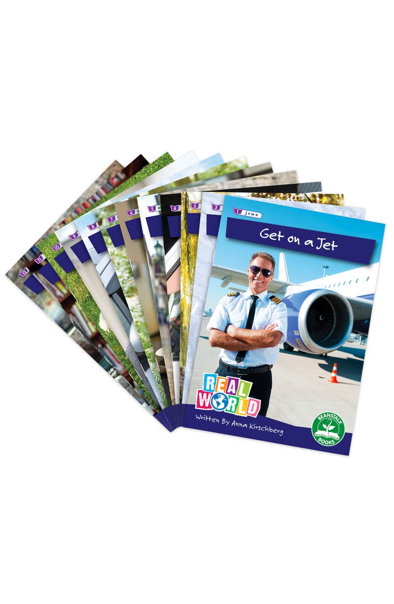 Junior Learning Real World Phase 3 Hilo Decodable Books, 6 Set, Alternate, color, Multicolored