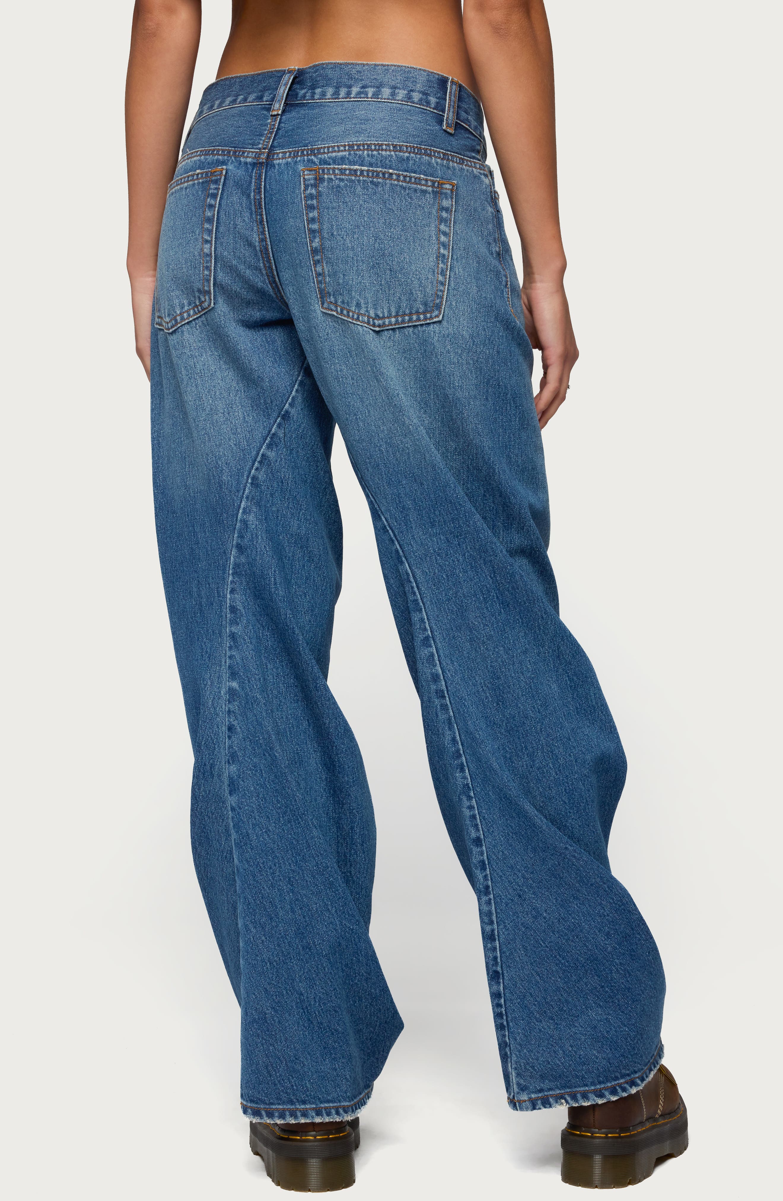 Maiah Low Rise Barrel Jeans - image 2