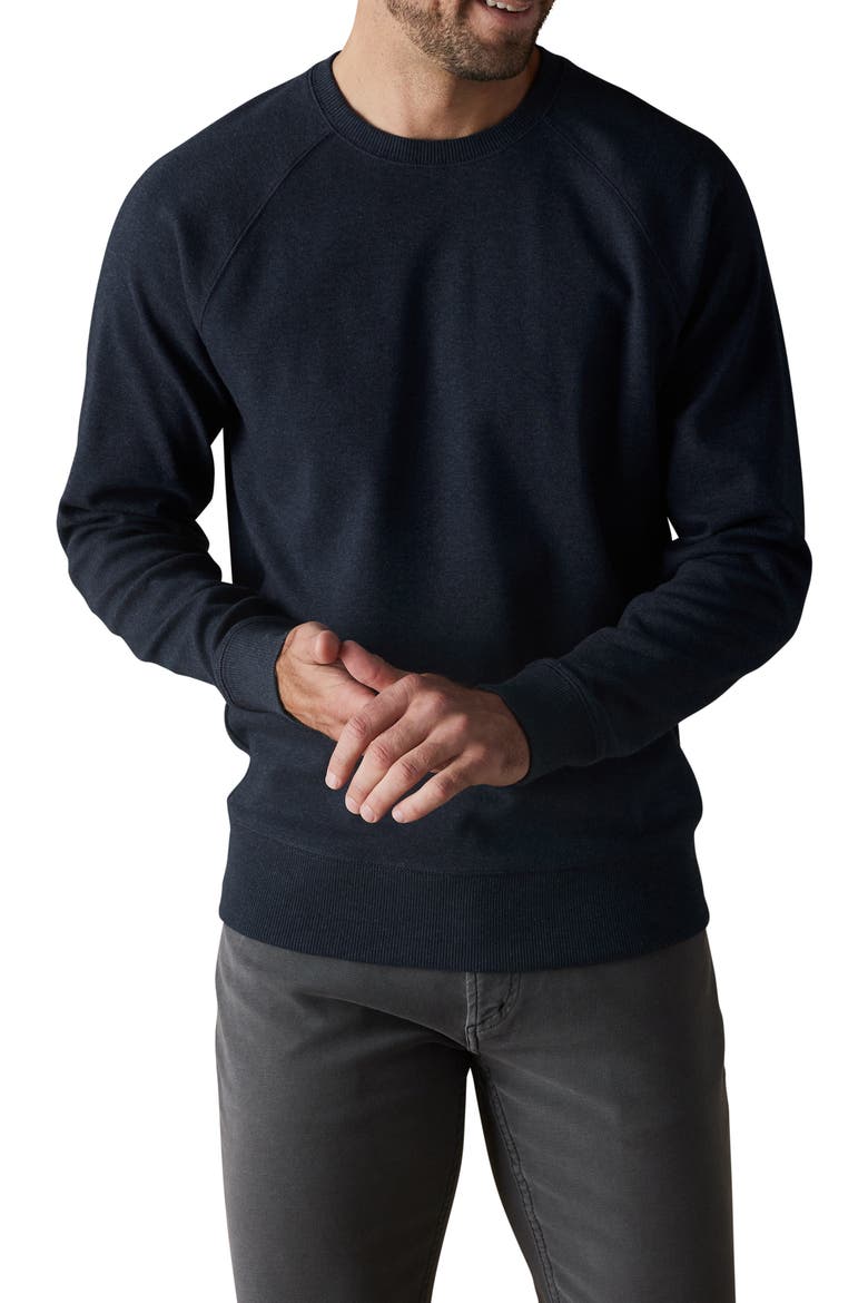 Puremeso Everyday Crewneck Sweatshirt, Main, color, NORMAL NAVY