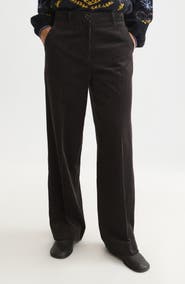 Scotch & Soda Cleo High Waist Wide Leg Corduroy Pants
