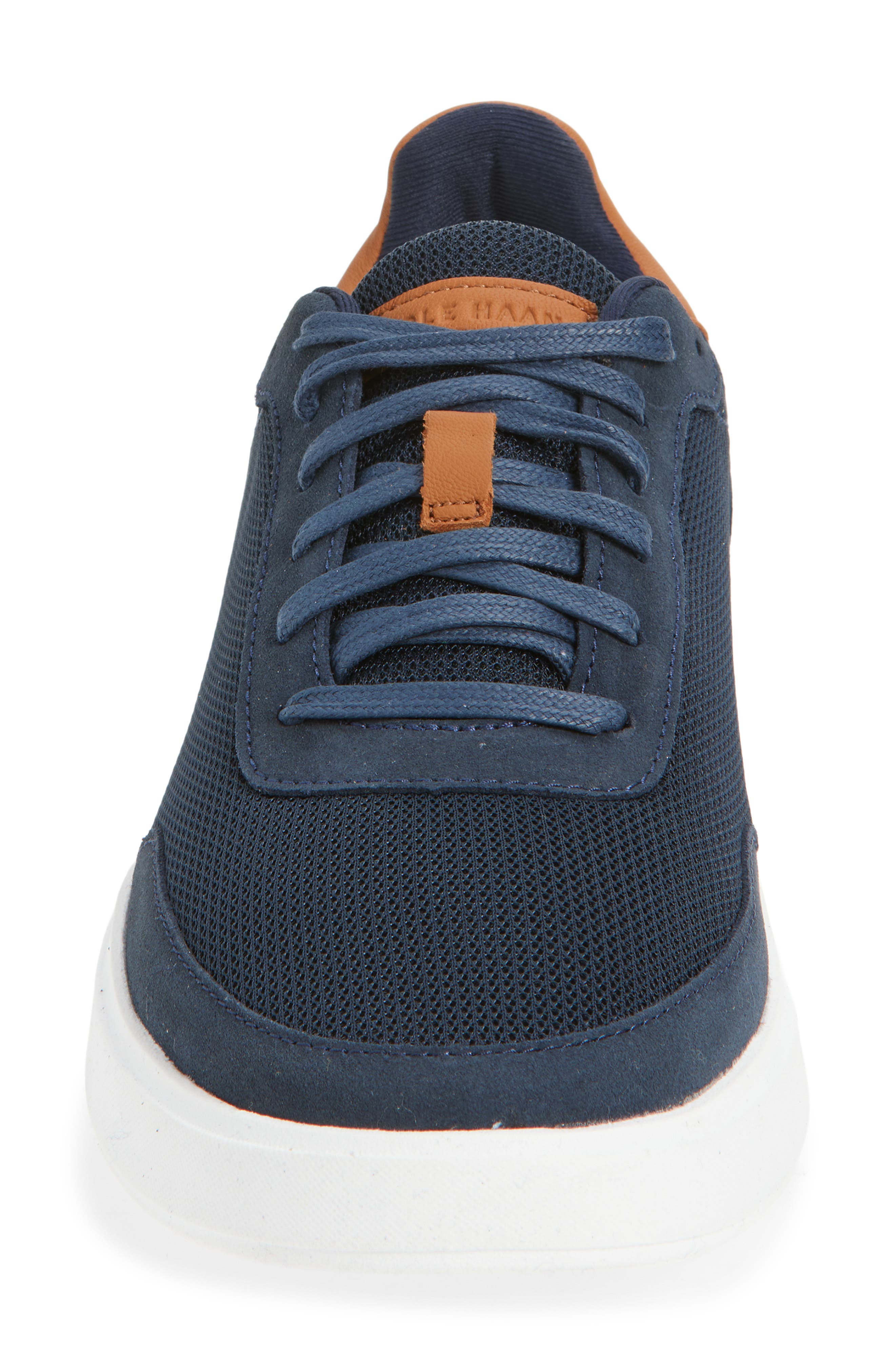 Cole Haan Grand Crosscourt Sideserve Sneaker, Alternate, color, Navy Blazer / British Tan
