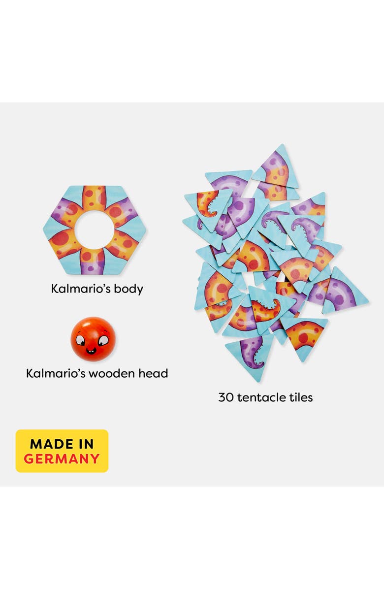 HABA Hello Hello Kalamario Ages 4+ Fun Octopus Toy Board Game for Kids and Puzzle Games - Family Games for Family Game Night and Classroom Games, Alternate, color, Yellow Multi