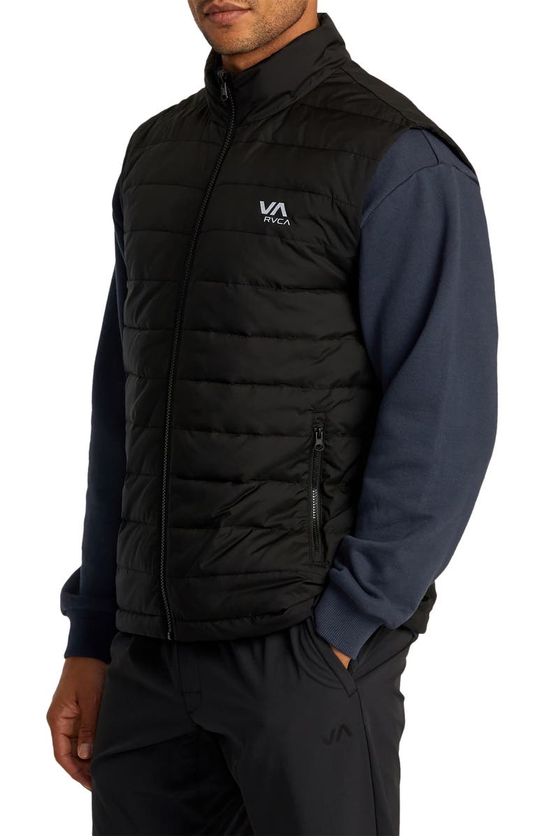 RVCA Reversible Quilted Puffer Vest, Alternate, color,