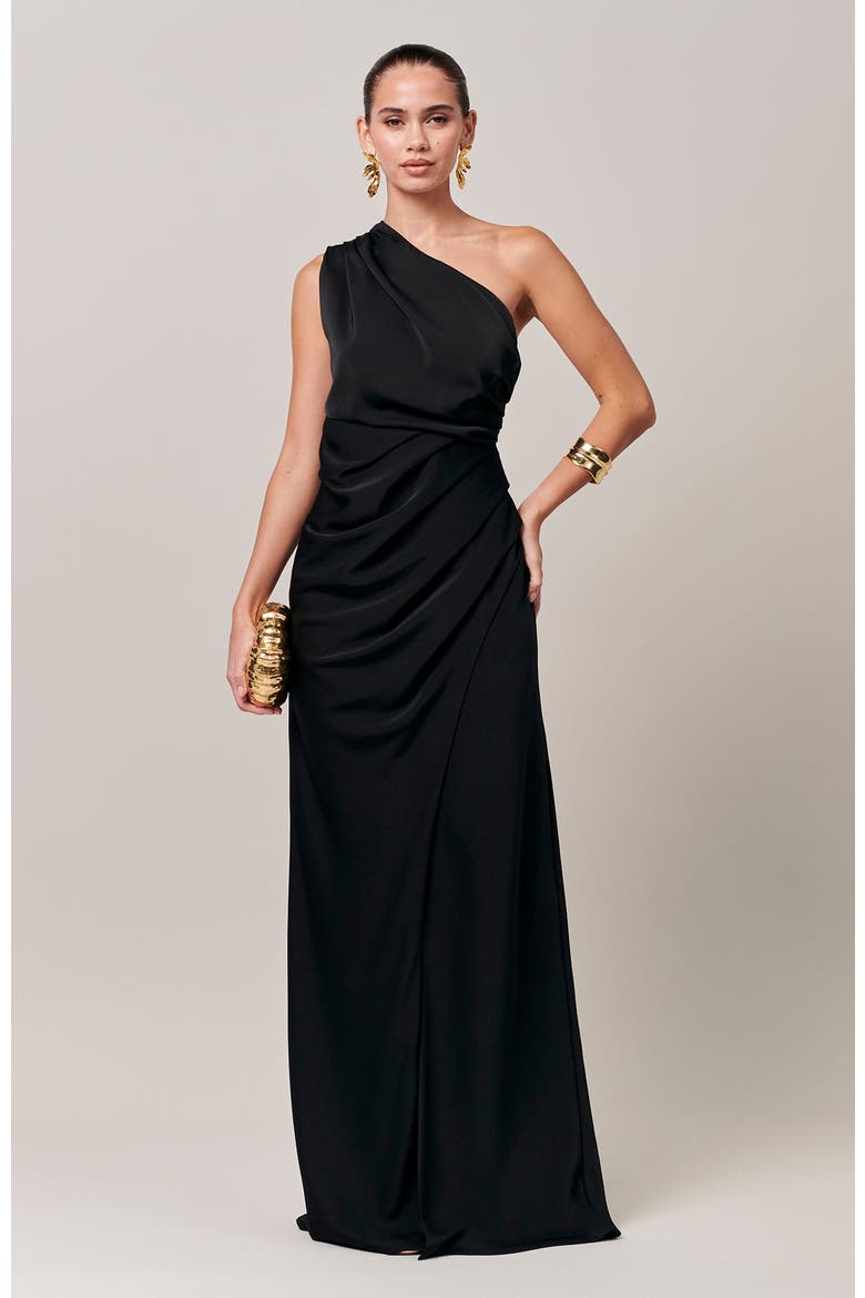 Monica Maxi Dress, Alternate, color, Black