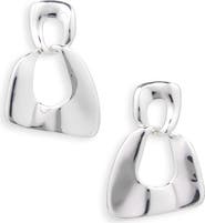 NORDSTROM RACK Demi Fine Geo Door Knocker Earrings