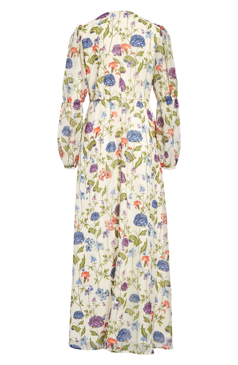 Chelsea28 Floral Long Sleeve Maxi Dress, Alternate, color,