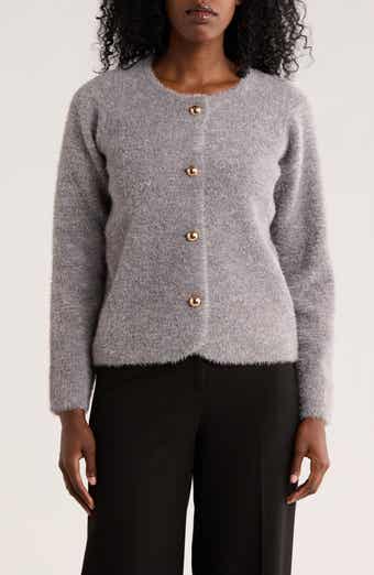 CYRUS Crewneck Button Front Cardigan