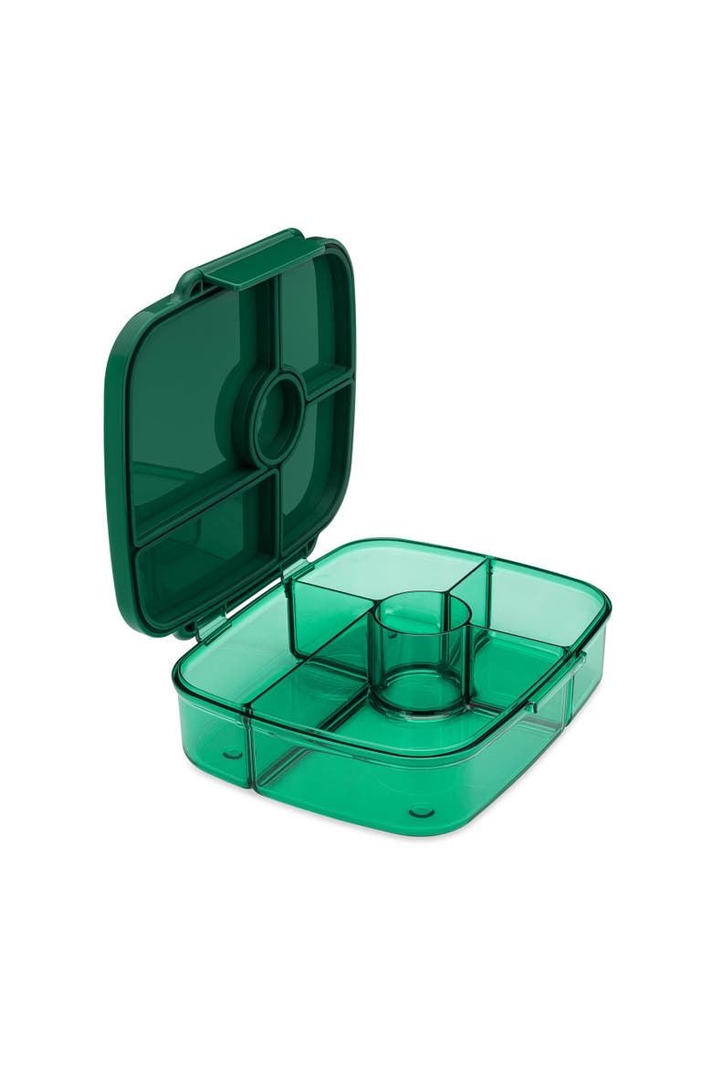Go Leakproof Bento Lunch Box 5-Compartment Deep Tray, Main, color, Lima Green