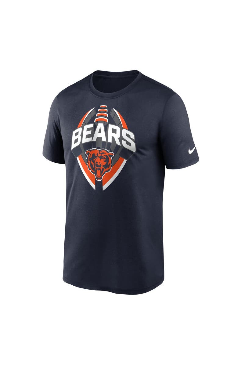Nike Men's Nike Navy Chicago Bears Legend Icon Performance T-Shirt, Alternate, color, Navy