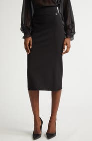 Dolce&Gabbana DG Logo Knit Pencil Skirt