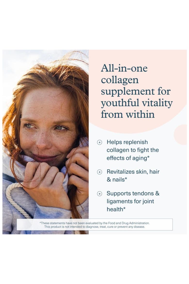 Collagen Biotin Advanced Supplement Tablets 390 Tablets, Alternate, color, None