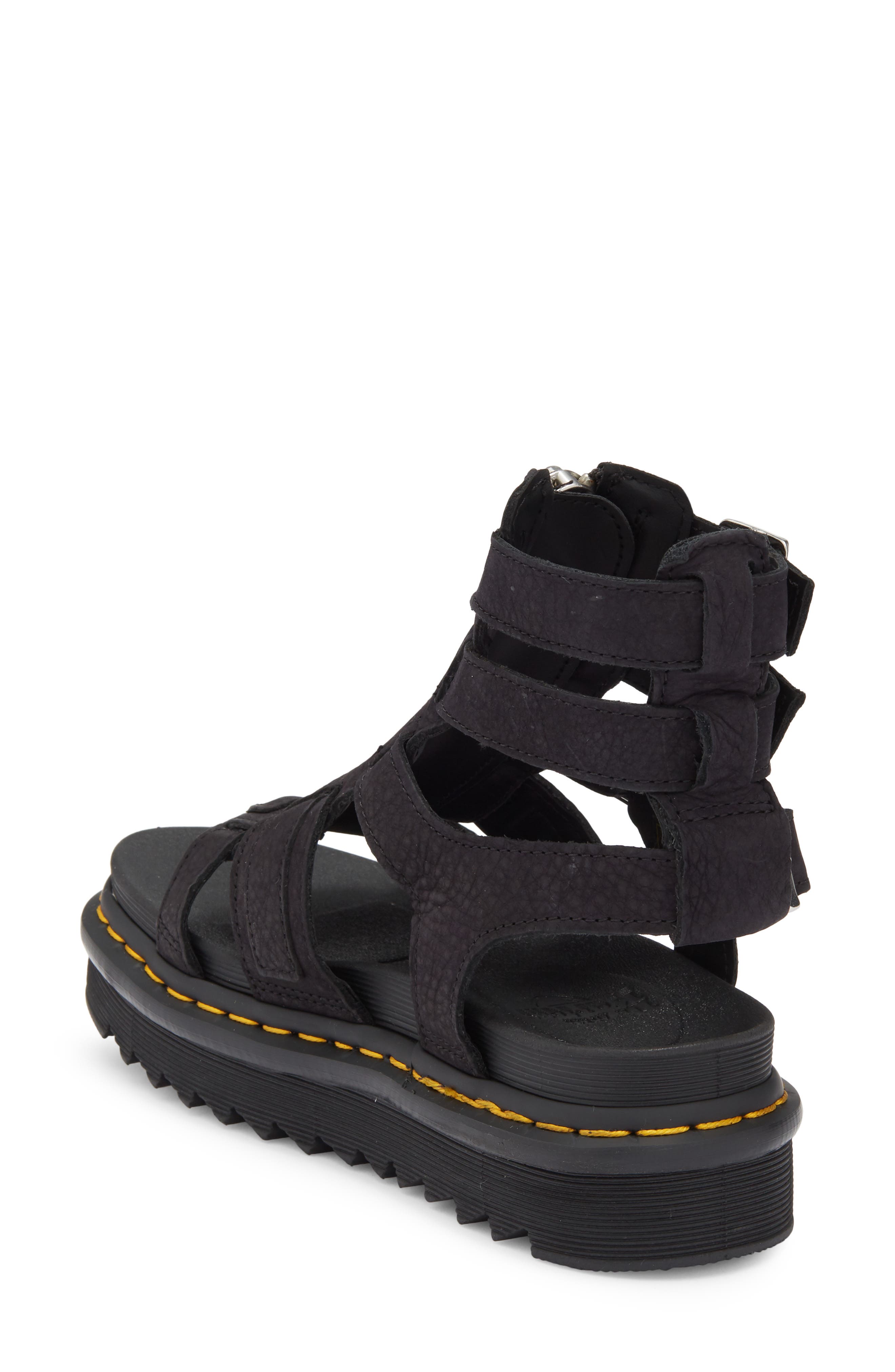 Dr. Martens Olson Gladiator Sandal, Alternate, color, Charcoal Grey