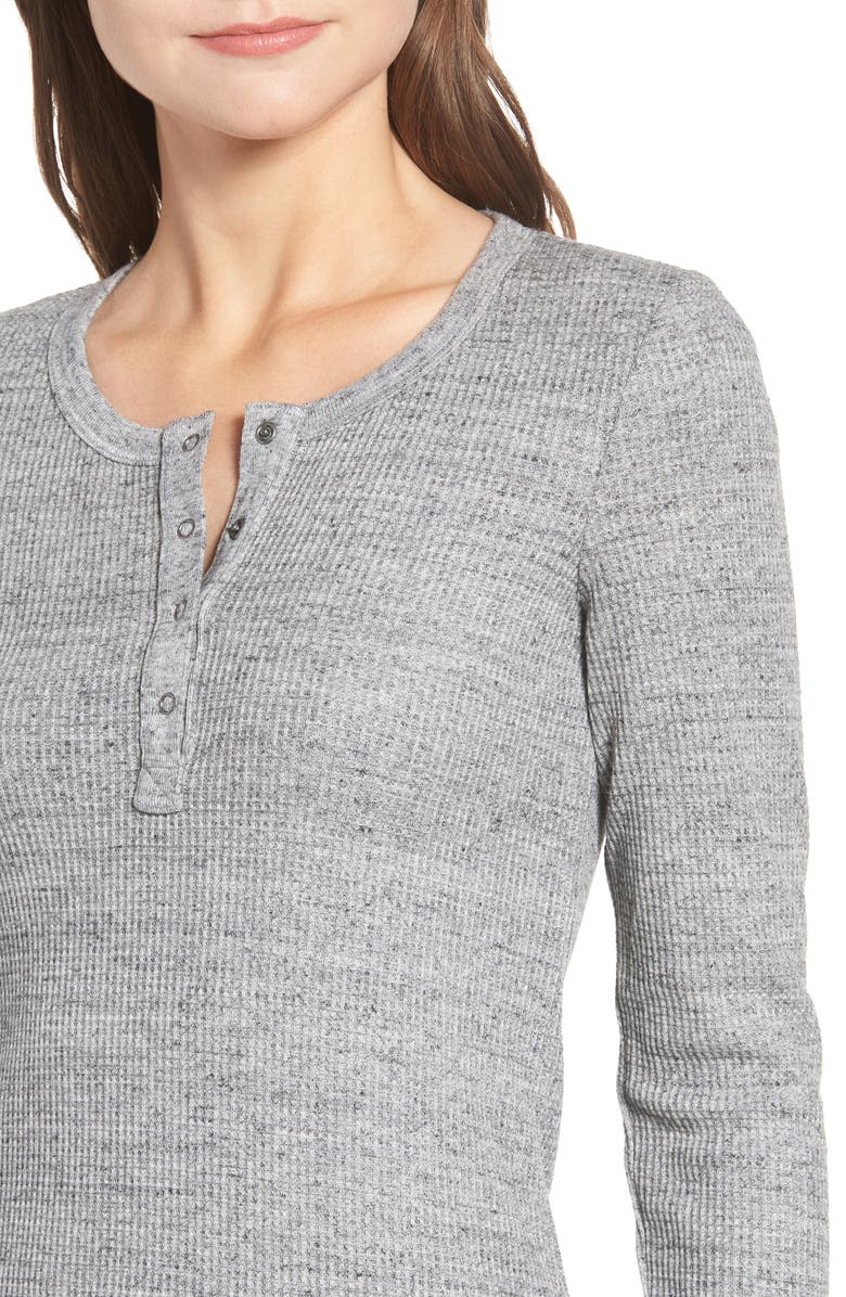 Splendid Thermal Henley Tee, Alternate, color, 