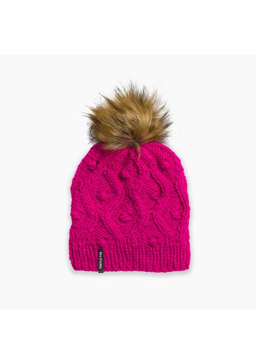 Turtle Fur Piper Slouch Beanie In Pink