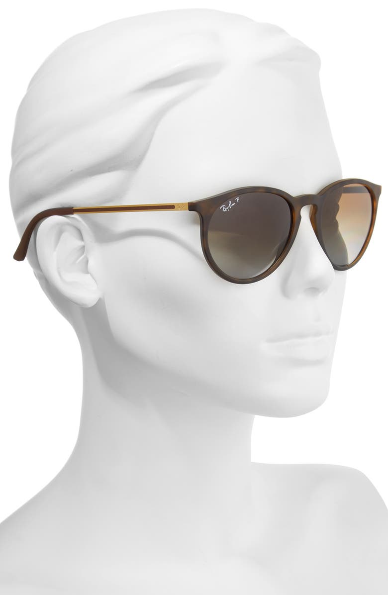 Ray-Ban 53mm Polarized Round Sunglasses, Alternate, color,