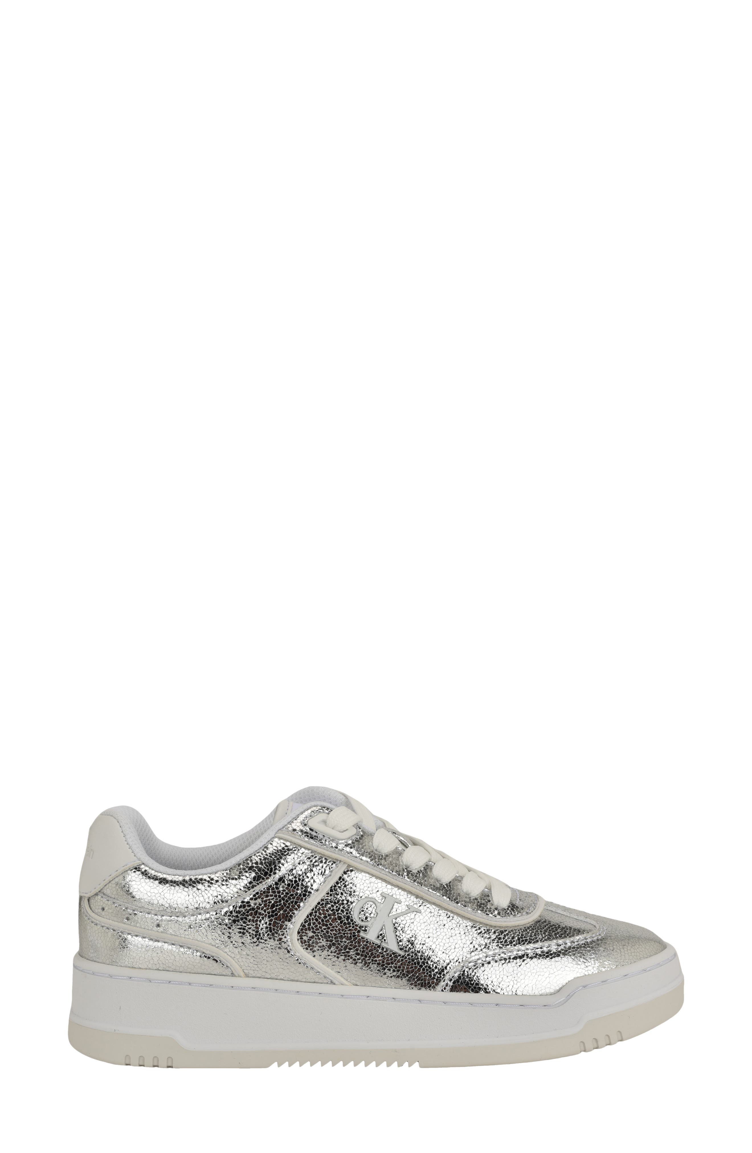 Calvin Klein Pazquale 2 Sneaker, Alternate, color, Silver