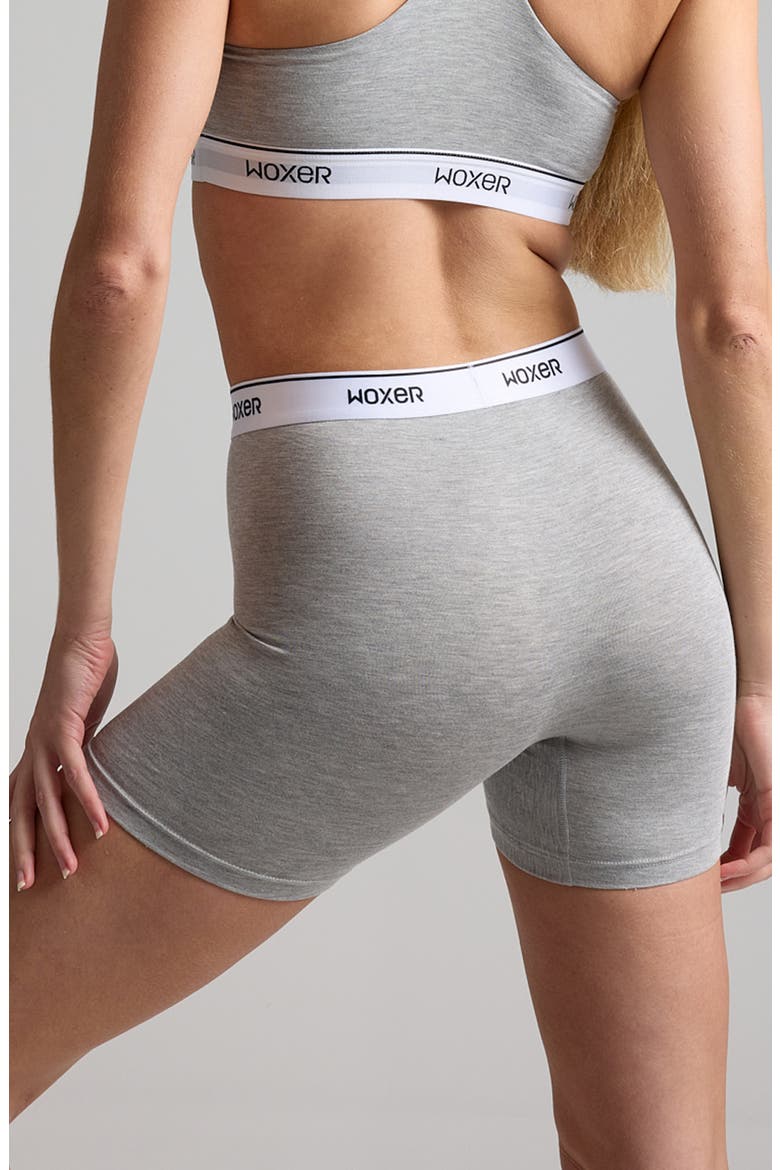 Baller High Rise Ultra-Soft 5-Inch Boxer Briefs, Alternate, color, HEATHER GREY
