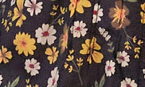 Billy T Fable Floral Lace Trim Cotton Blend Button-up Shirt In Multi