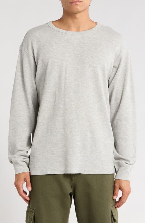 Oversize Crewneck Thermal Top