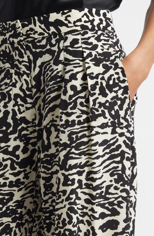 Ulla Johnson Aviva Wide Leg Silk Pants In Black