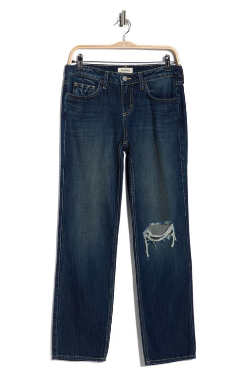 L Agence L'agence Nevia Low Rise Slouch Straight Leg Jeans In Blue