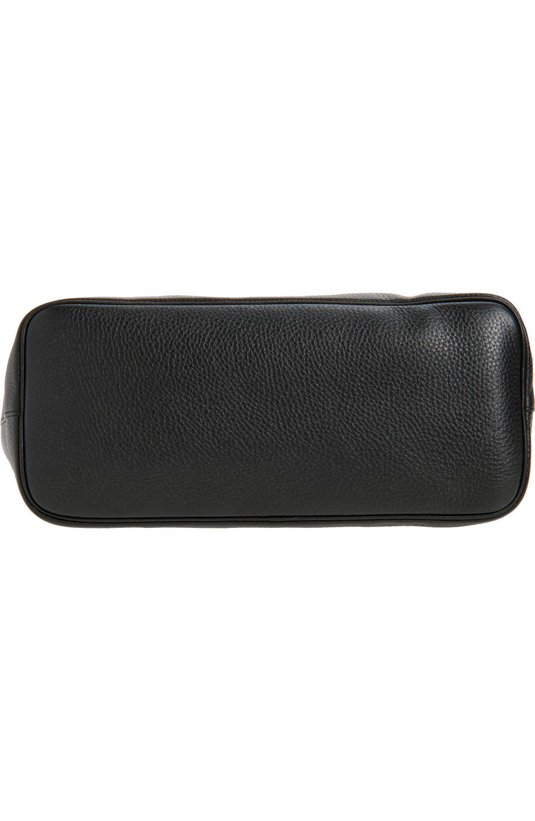 Valentino Garavani Nellcôte Leather Shopper, Alternate, color, Nero