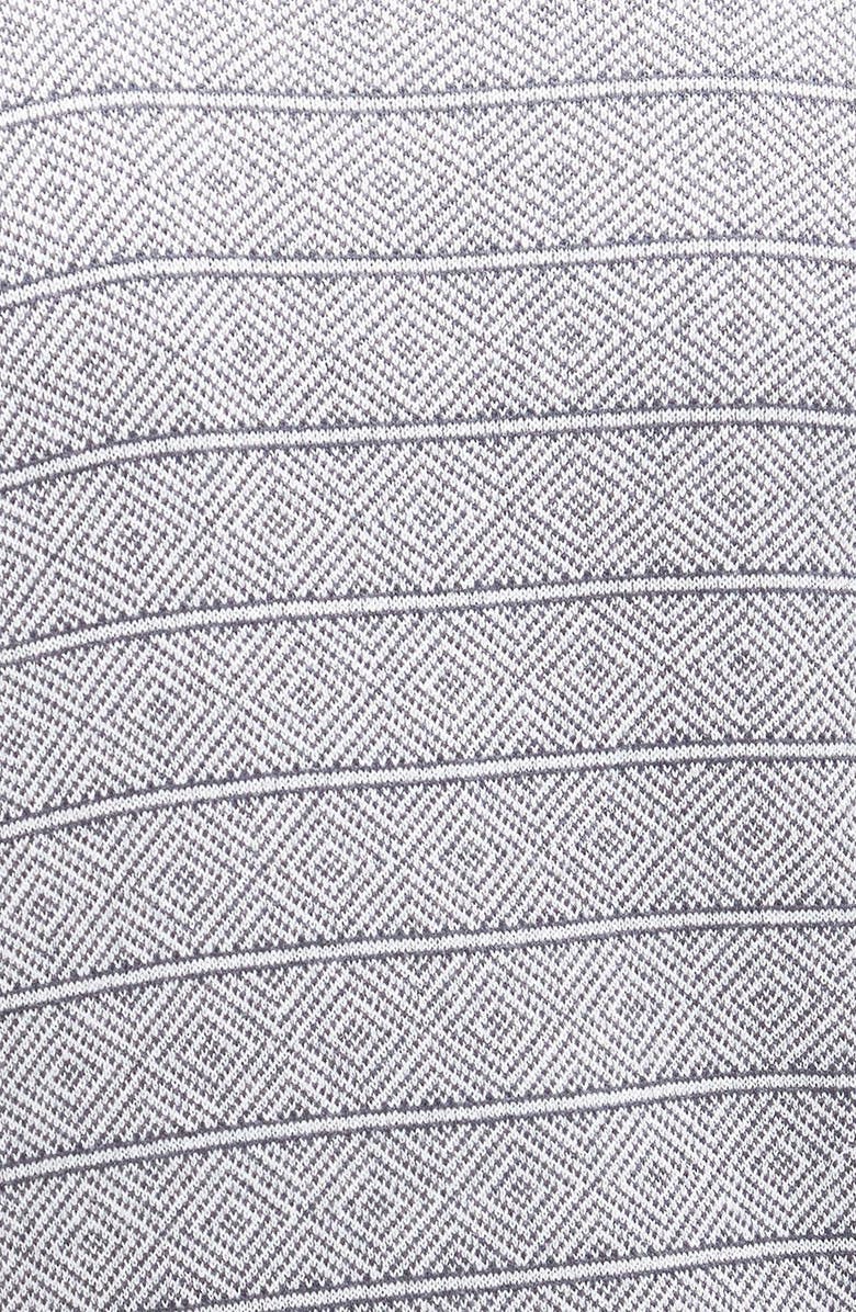 Barbour Mitford Diamond Jacquard Half-Zip Cotton Sweater, Alternate, color, 