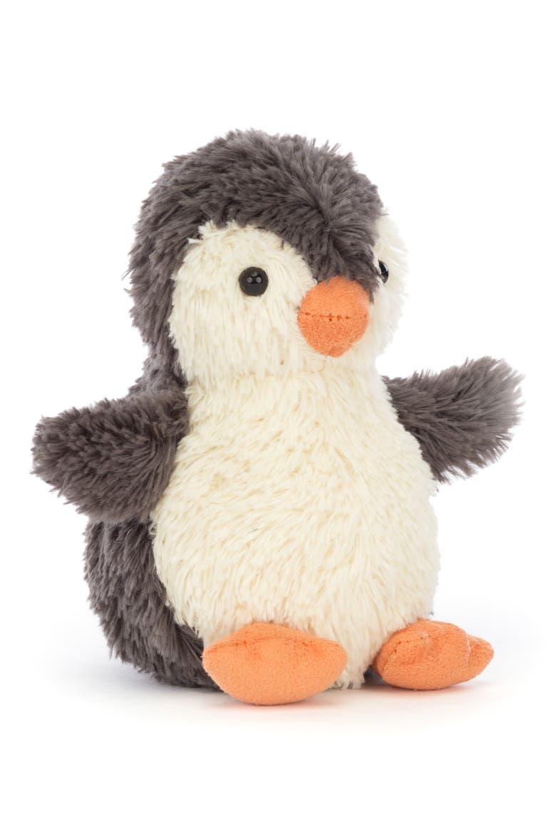 Small Peanut Penguin Stuffed Animal, Alternate, color, WHITE MULTI