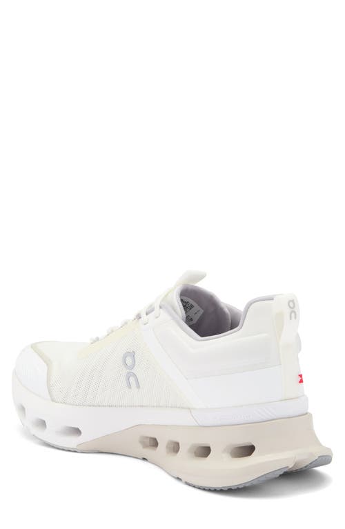 On Cloudnova X Rubber-trimmed Mesh Running Sneakers In White/glacier