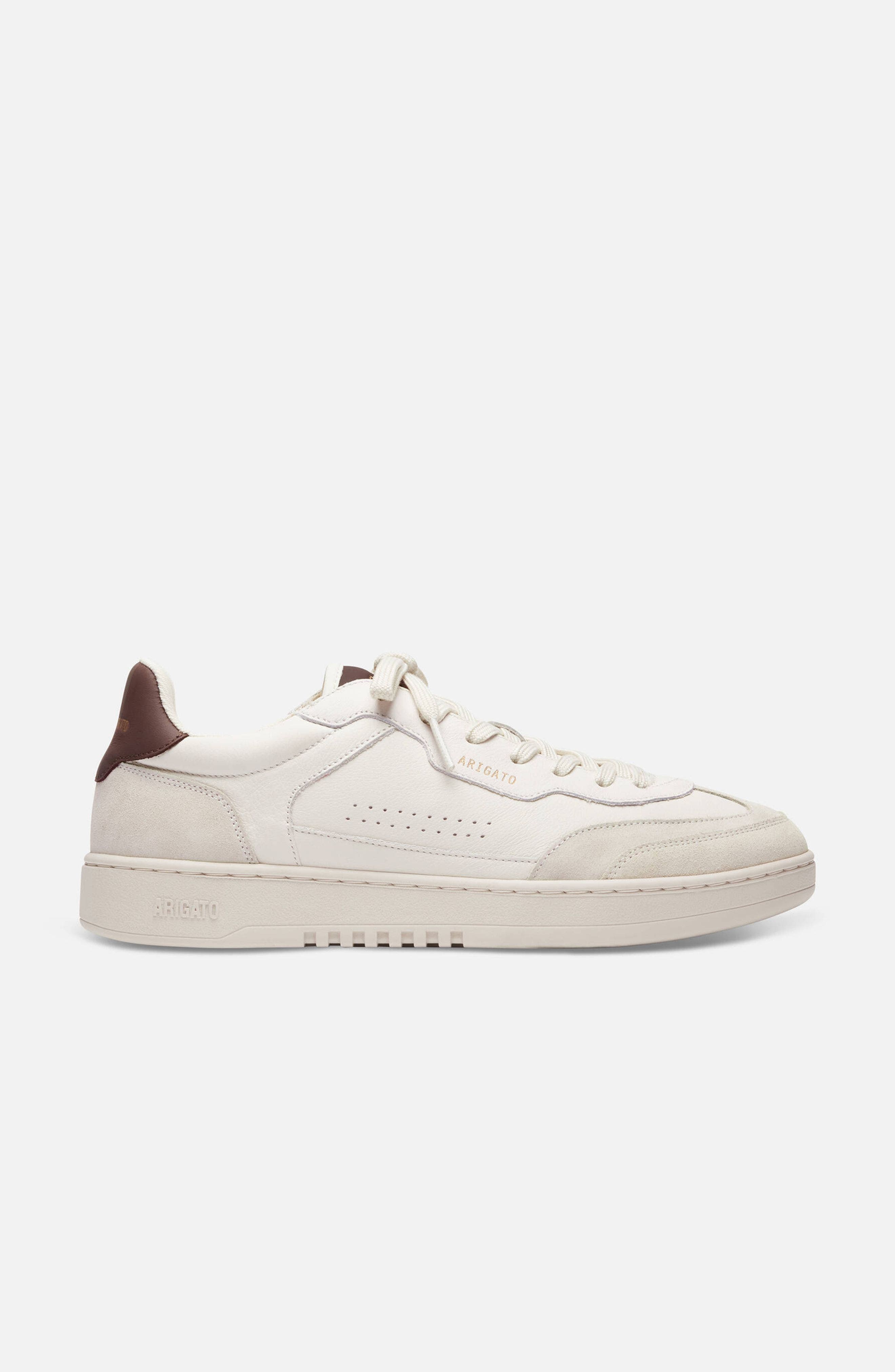 Dice T-Toe Leather Sneaker - Men's, Main, color, Light Beige/Brown