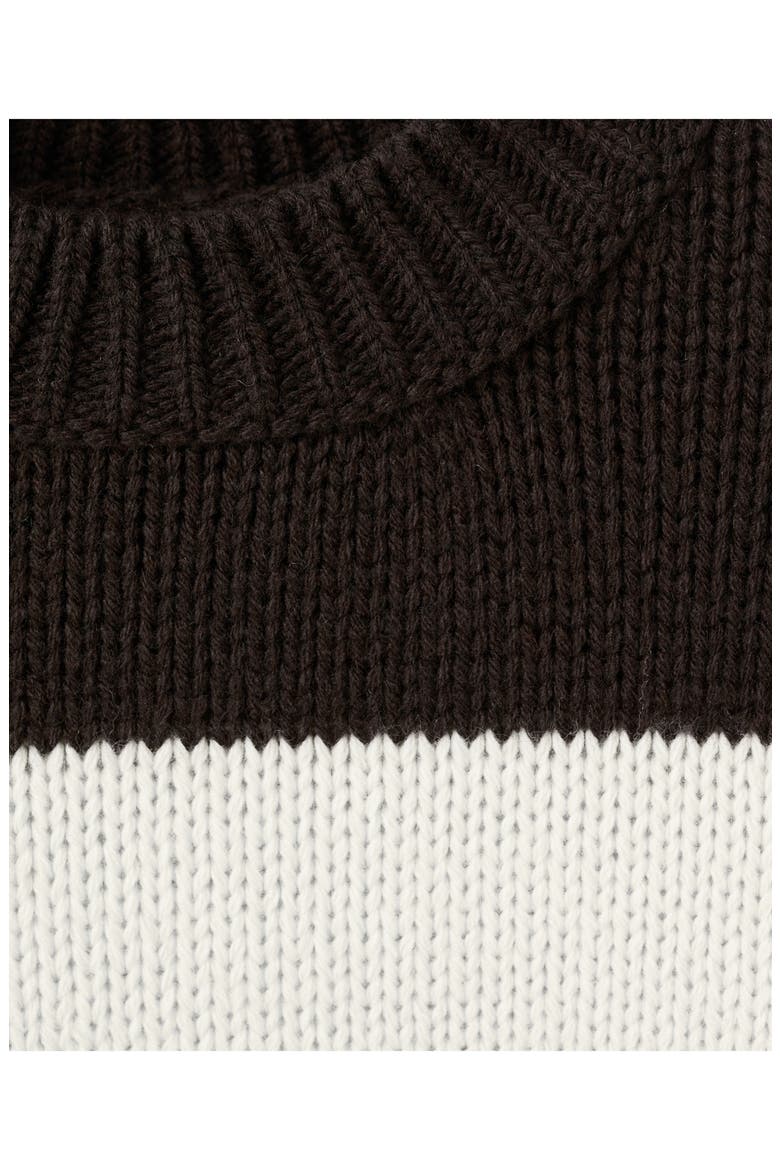 Knit Striped Sweater, Alternate, color, ECRU