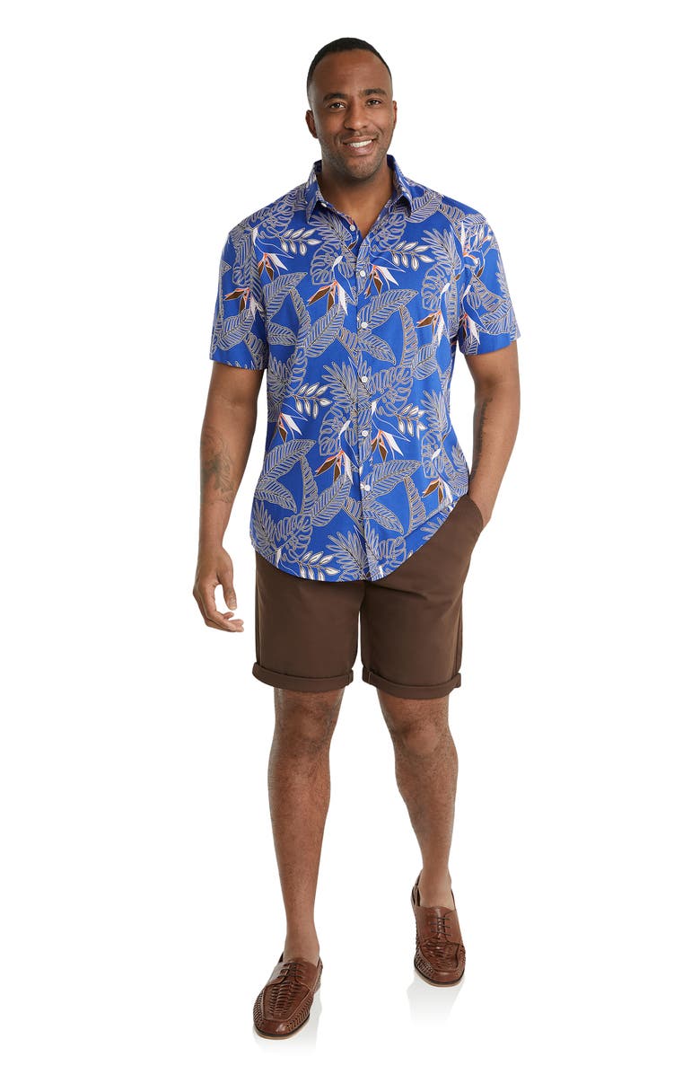 Johnny Bigg Java Tropical Short Sleeve Button-Up Shirt, Alternate, color,