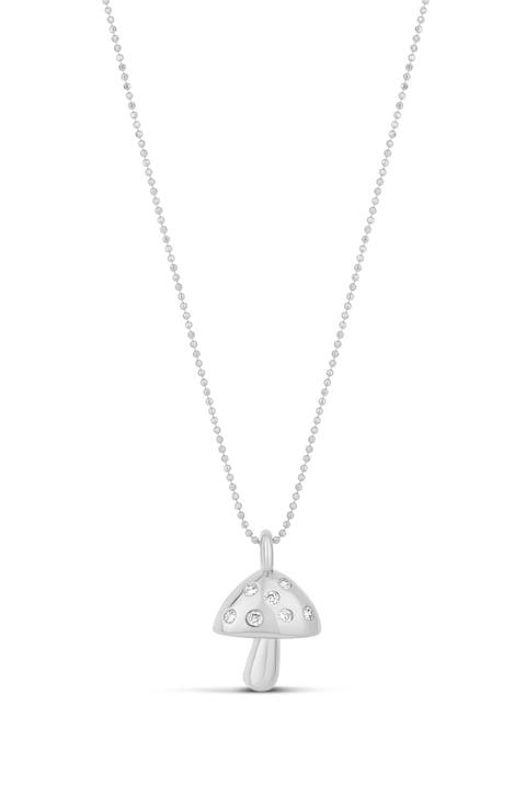 Mushroom Charm Necklace