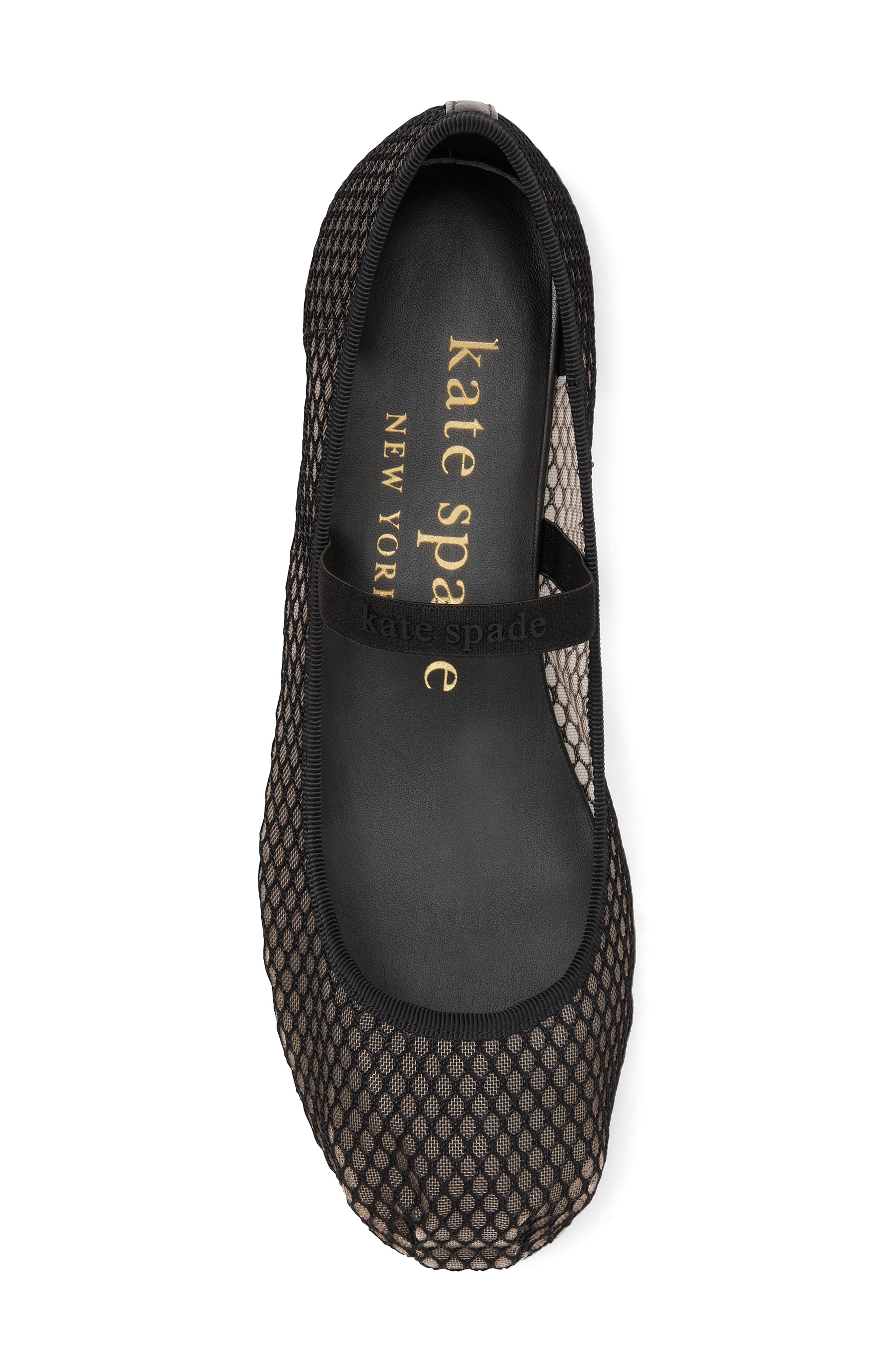 Kate Spade New York riley mesh mary jane ballet flat, Alternate, color, 