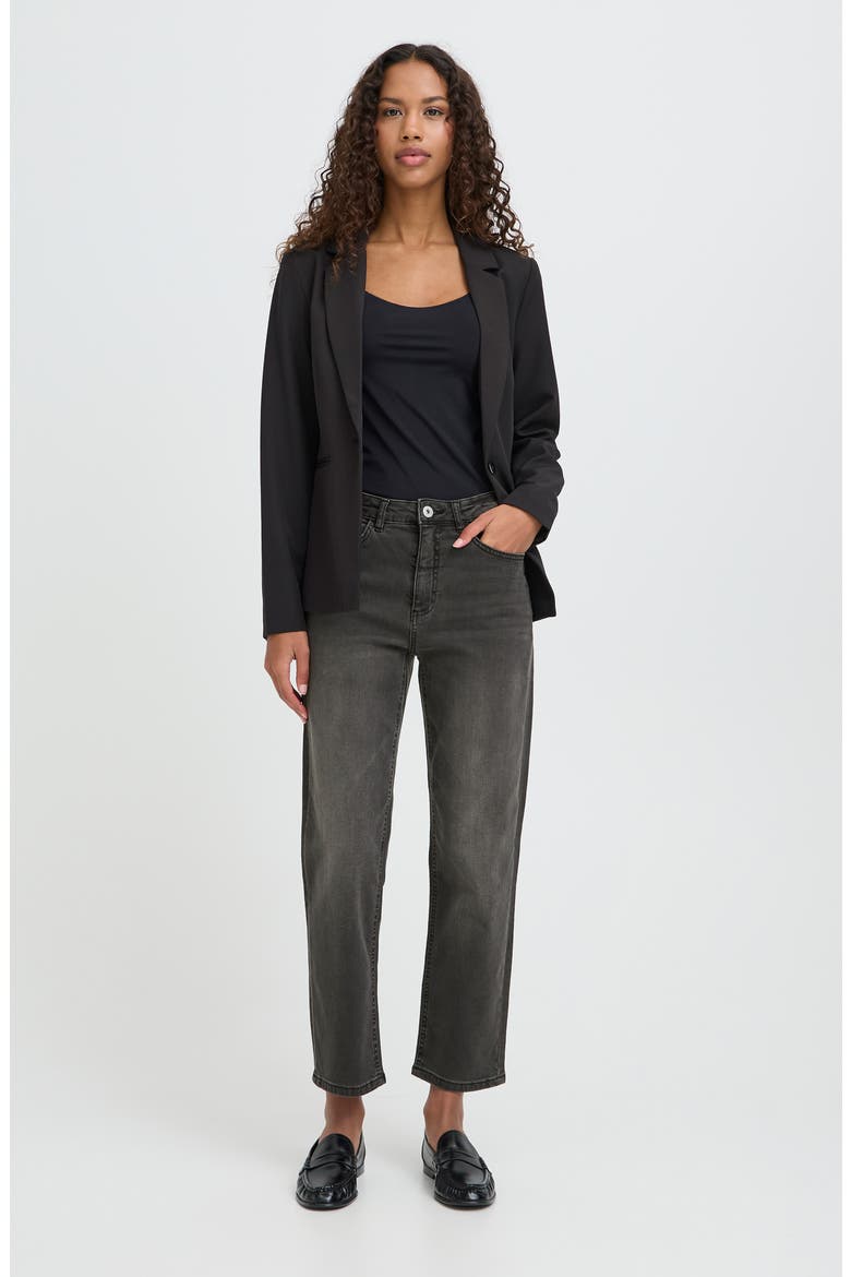 Ankle Straight Jeans, Alternate, color, WASHED GREY