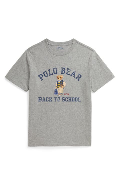 Kids' Polo Bear Cotton Graphic T-Shirt
