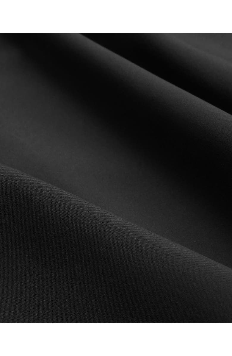 Rhone Mirage Water-Repellent Half-Zip Jacket, Alternate, color, Pure Black