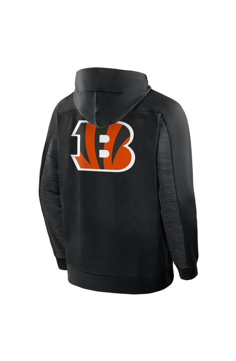 FANATICS Men's Fanatics Black Cincinnati Bengals Checkdown Pass Full-Zip Hoodie, Alternate, color, Black
