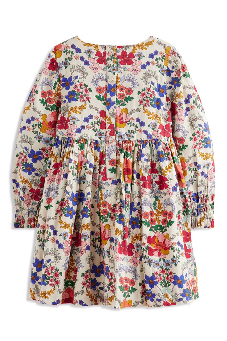 Kids' Madeline Floral Print Dress, Alternate, color, ECRU SMALL TAPESTRY FLORAL