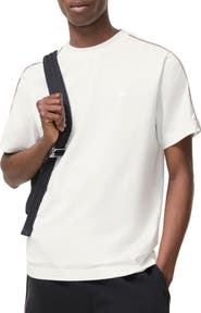 Burberry Check Piping Cotton T-shirt